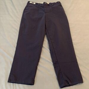 Steelguard Essentials FR Pants Mens 38x30 Navy Flame Resistant Chino Workwear